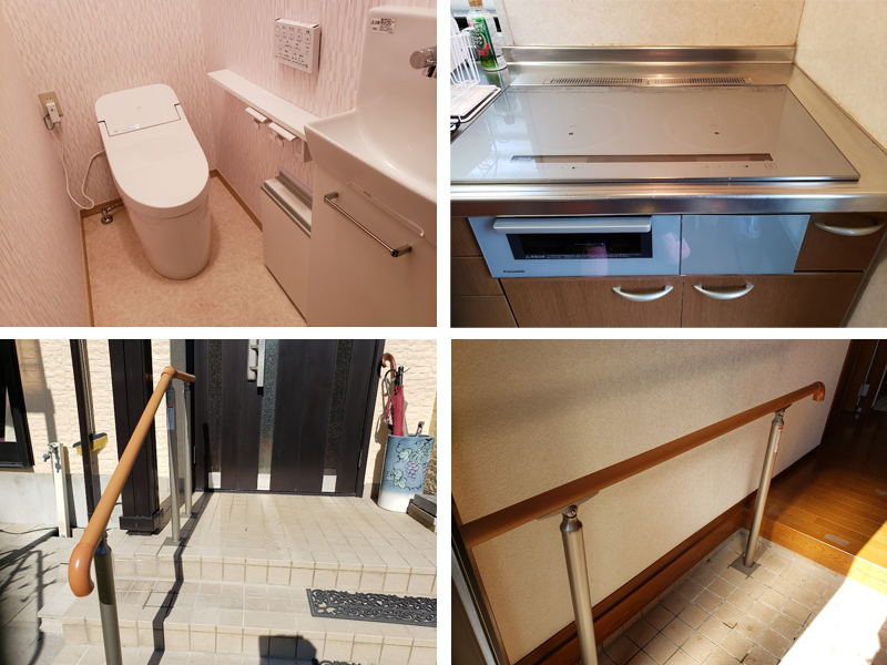 内装リフォーム:トイレやキッチンを新調
