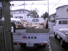 店舗リフォーム・木材処理