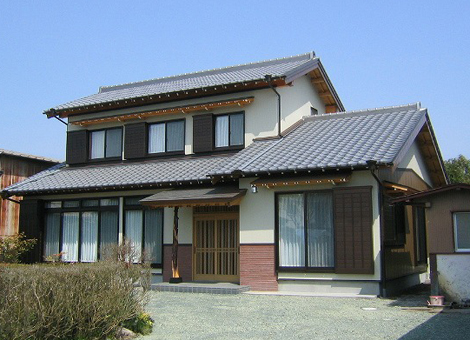 自然素材の家:オール電化二世帯住宅(約43坪) 豊橋市
