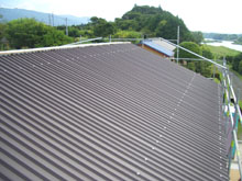 屋根リフォーム　カバー工法
